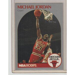 Michael Jordan 1990-91 NBA Hoops #65 Chicago Bulls